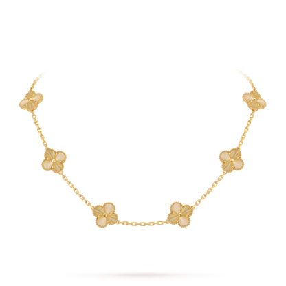 VCA Vintage Alhambra necklace, 10 motifs
